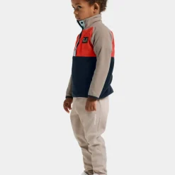 Didriksons Kids' Monte Half Button 5 Paprika