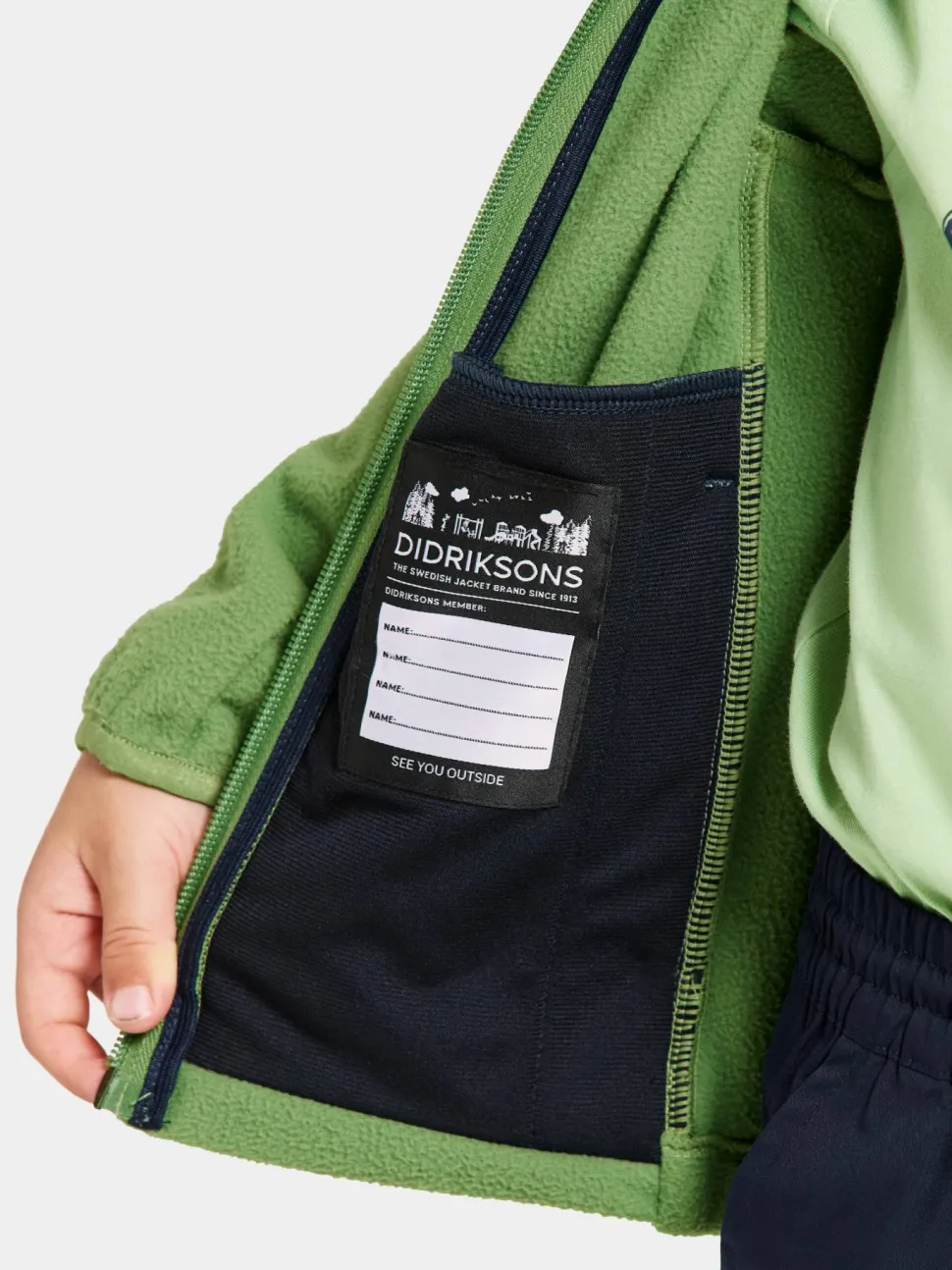 Didriksons Kids' Muskot Jacket Algae Green