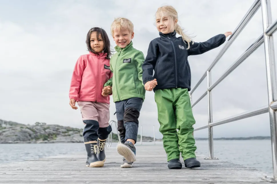 Didriksons Kids' Muskot Jacket Algae Green