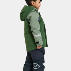 Didriksons Kids' Neptun Jacket 4 Pine Green
