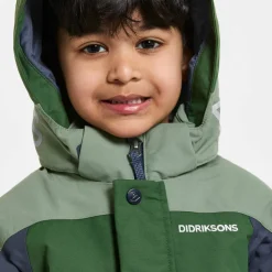 Didriksons Kids' Neptun Jacket 4 Pine Green