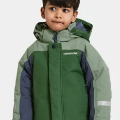 Didriksons Kids' Neptun Jacket 4 Pine Green