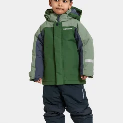 Didriksons Kids' Neptun Jacket 4 Pine Green