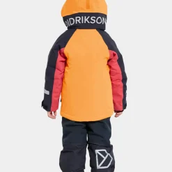 Didriksons Kids' Neptun Jacket Fire Yellow