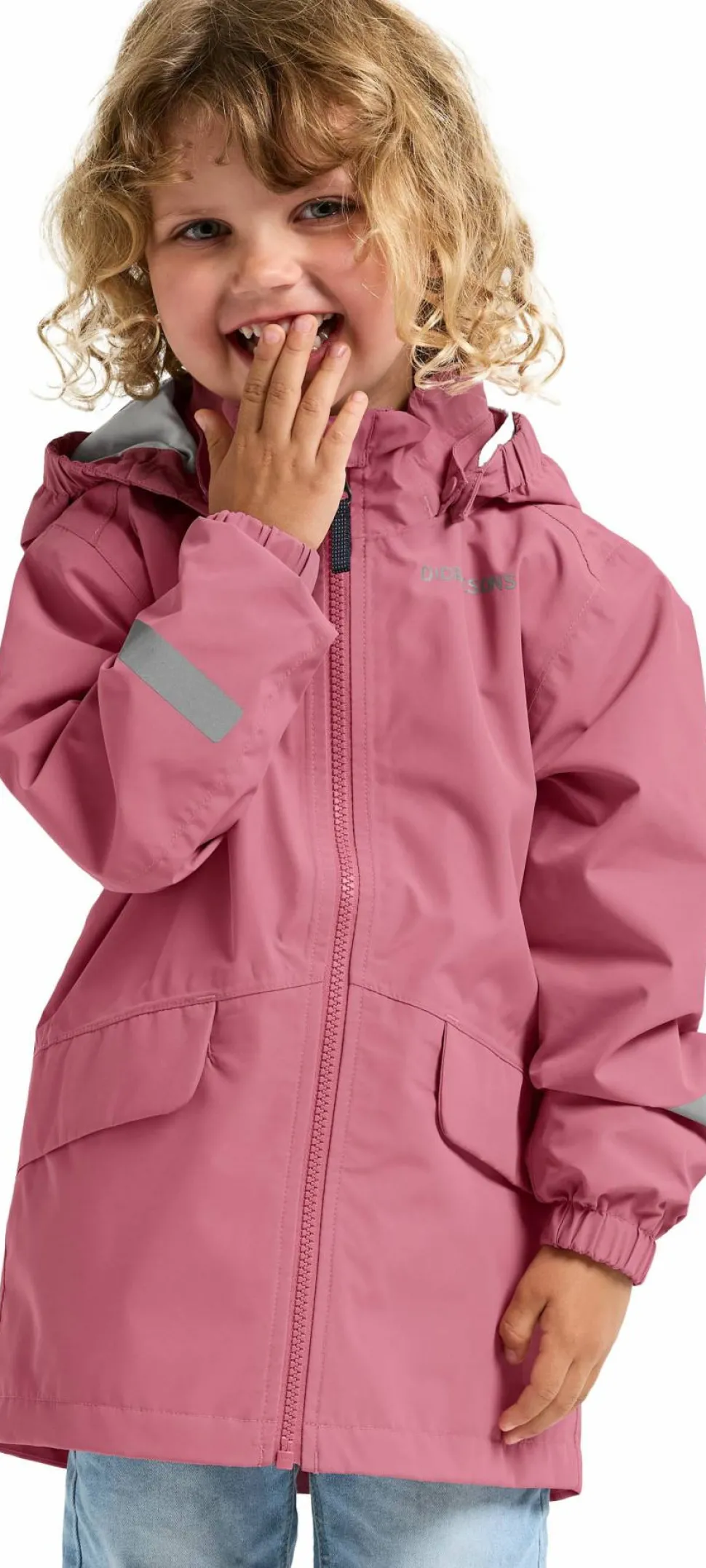 Didriksons Kids' Norma Jacket 3 Heather Pink