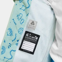 Didriksons Kids' Norma Printed Jacket 3 Doodle Pale Mint