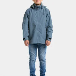 Didriksons Kids' Piko Jacket 9 Blue Fog