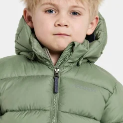Didriksons Kids' Roxen Jacket Light Moss
