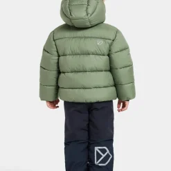 Didriksons Kids' Roxen Jacket Light Moss