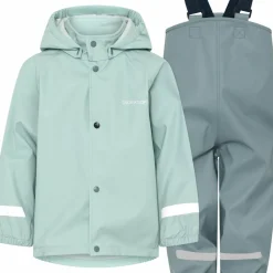 Didriksons Kids' Slaskeman Set 4 Ocean Mint