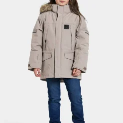 Didriksons Kids' Sylvin Parka Ash Brown
