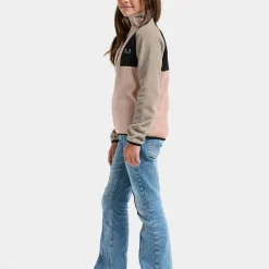 Didriksons Kids' Yokto Half Button 2 Vintage Pink