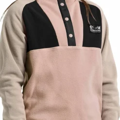 Didriksons Kids' Yokto Half Button 2 Vintage Pink