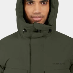 Didriksons Men's Drew Parka 8 Deep Green