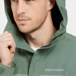 Didriksons Men's Grit Jacket 3 Dark Moss