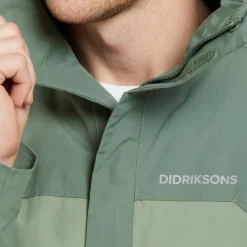 Didriksons Men's Grit Jacket 3 Dark Moss