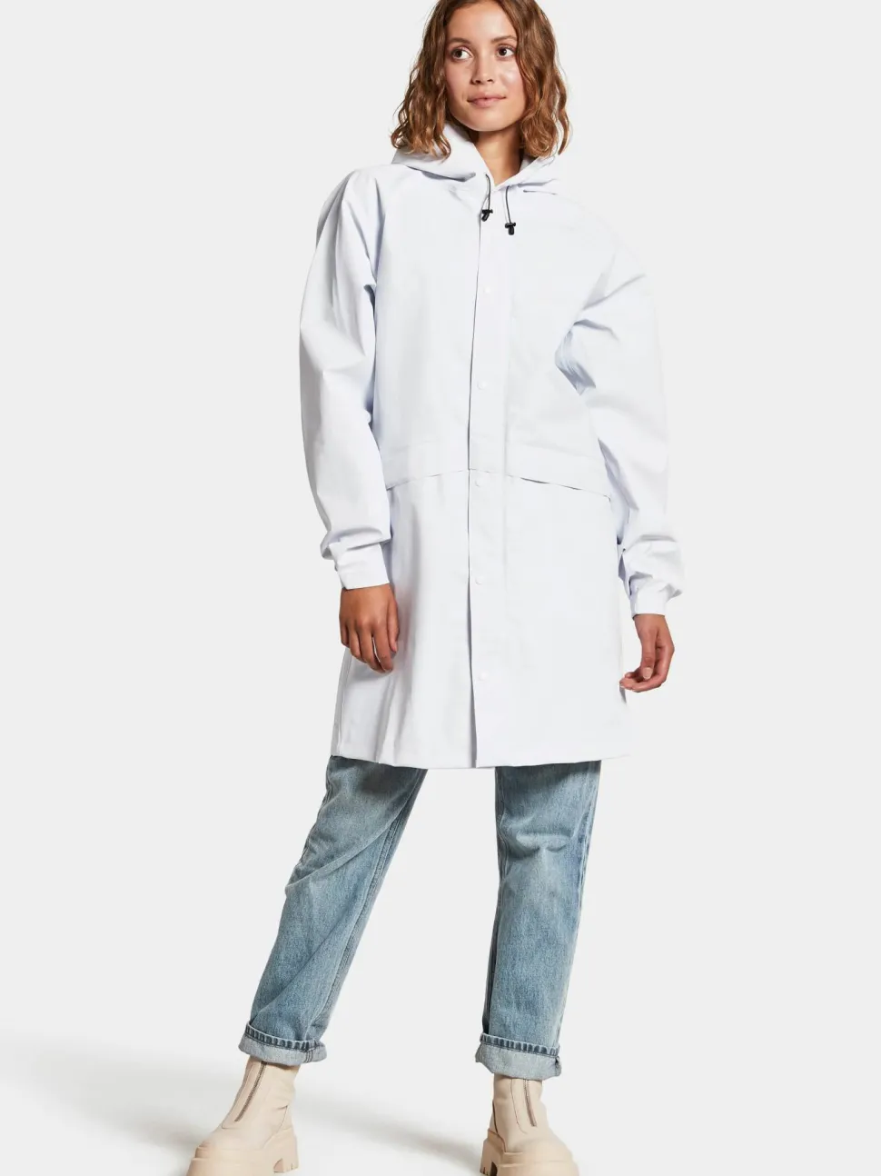 Didriksons Unisex Avon Parka Galon Snow White