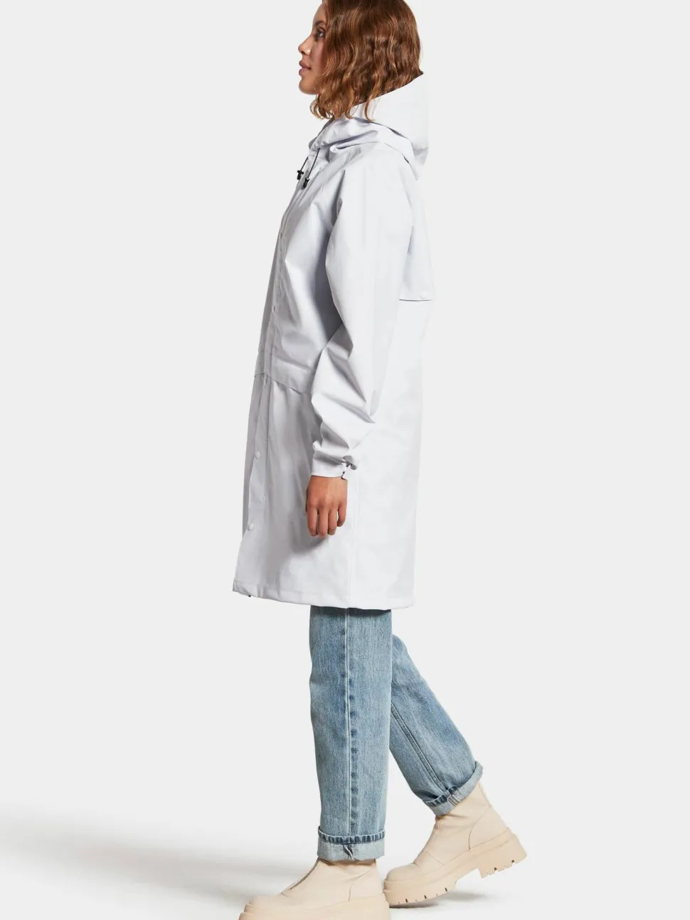 Didriksons Unisex Avon Parka Galon Snow White
