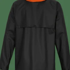Didriksons Unisex Avon Parka Galon Black/Flame