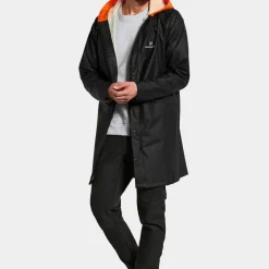 Didriksons Unisex Avon Parka Galon Black/Flame