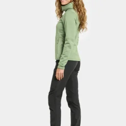 Didriksons Women's Anneli Full Zip 3 Light Moss
