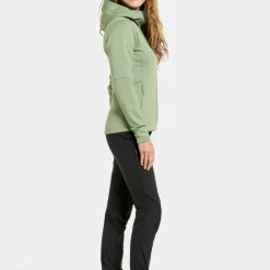 Didriksons Women's Anneli Full Zip 3 Light Moss