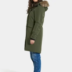 Didriksons Women's Erika Parka 3 Deep Green