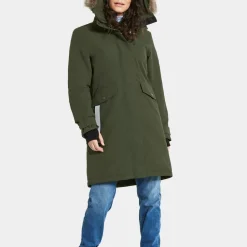 Didriksons Women's Erika Parka 3 Deep Green