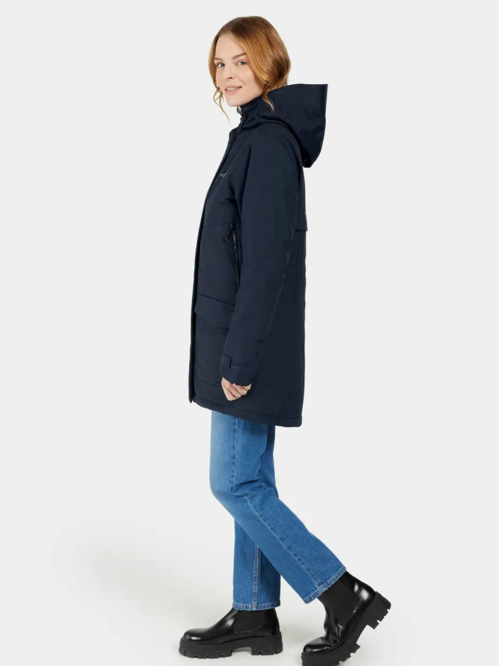 Didriksons Women's Frida Parka 7 Dark Night Blue