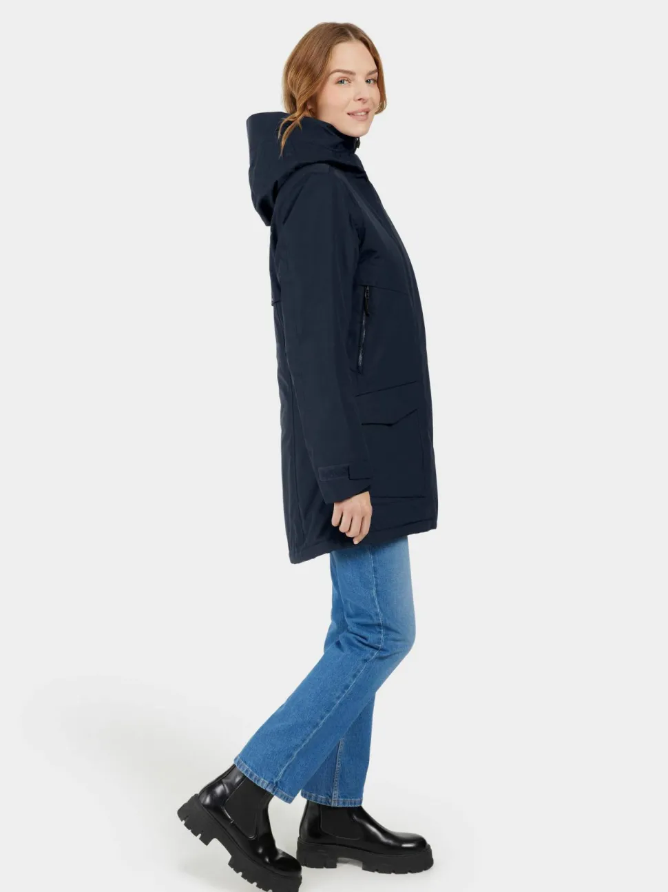 Didriksons Women's Frida Parka 7 Dark Night Blue