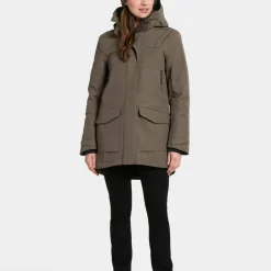 Didriksons Women's Frida Parka 7 Mocha Brown