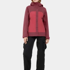 Didriksons Women's Grit Jacket 3 Anemon Red