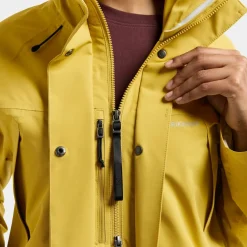 Didriksons Women's Ilma Parka 8 Yellow Pollen