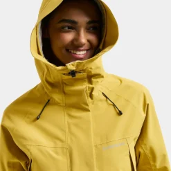 Didriksons Women's Ilma Parka 8 Yellow Pollen