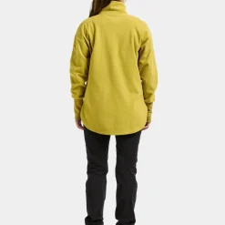 Didriksons Women's Ronja Full Zip Yellow Pollen