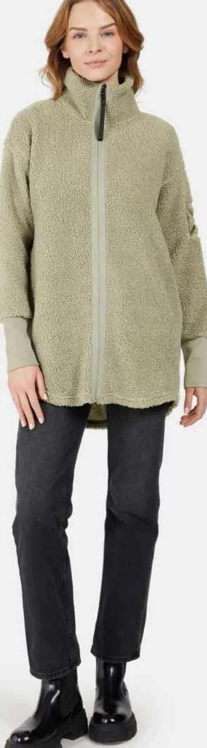 Didriksons Women's Sally Full Zip 2 Wilted Leaf