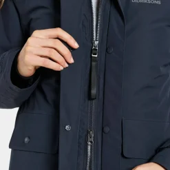Didriksons Women's Tuva Parka Dark Night Blue