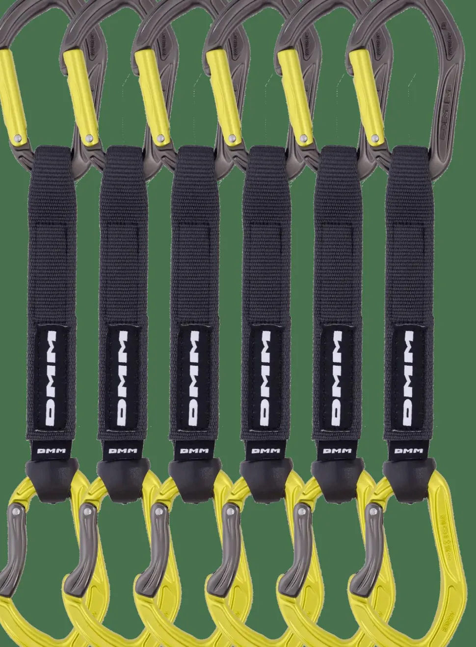 DMM Alpha Sport Quickdraw 18cm 6-Pack Titanium/Lime