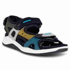 Ecco Kids' Ecco X-trinsic Flat Sandal Multicolor Fir Green