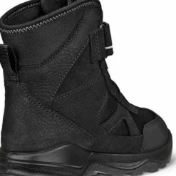 Ecco Kids' Snow Mountain 1s Waterproof Black/Black/Black