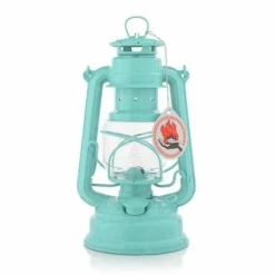 Feuerhand 276 Hurricane Lantern Light Green