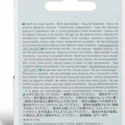 Feuerhand Battery For Led Lantern Baby Special 276 Blue/White