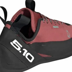 FiveTen Unisex Niad Lace Climbing Shoes Core Black/Crew Red/Acid Mint