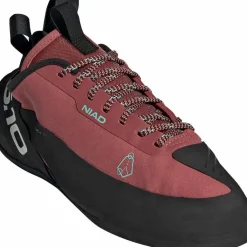 FiveTen Unisex Niad Lace Climbing Shoes Core Black/Crew Red/Acid Mint