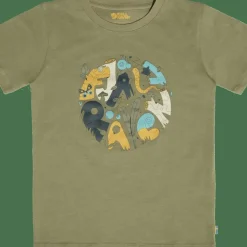 Fjällräven Kids' Forest Findings T-Shirt Light Olive