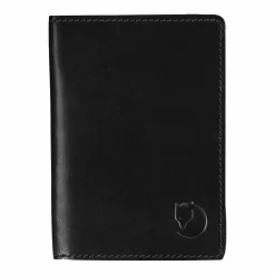 Fjällräven Leather Passport Cover Black
