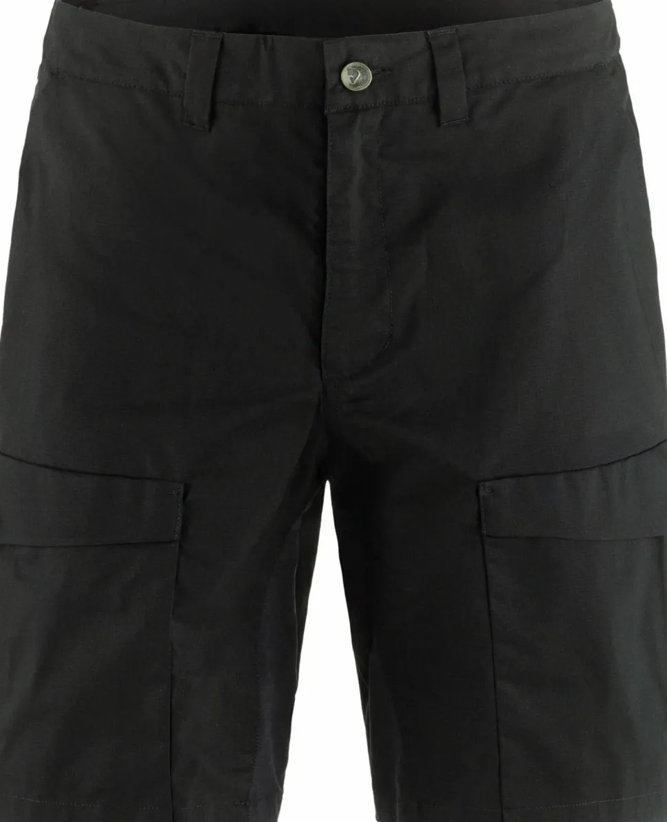 Fjällräven Men's Abisko Hybrid Trail Shorts Black