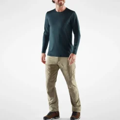 Fjällräven Men's Abisko Wool Ls Laurel Green