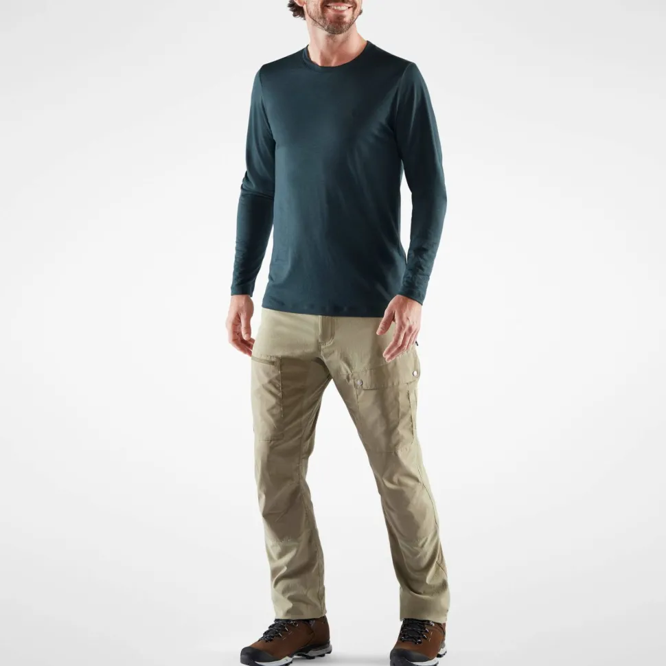 Fjällräven Men's Abisko Wool Ls Laurel Green