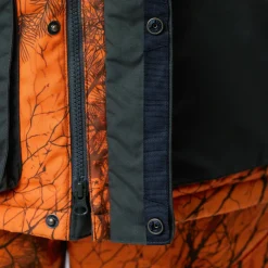 Fjällräven Men's Brenner Pro Padded Jacket Orange Multi Camo-Deep Forest